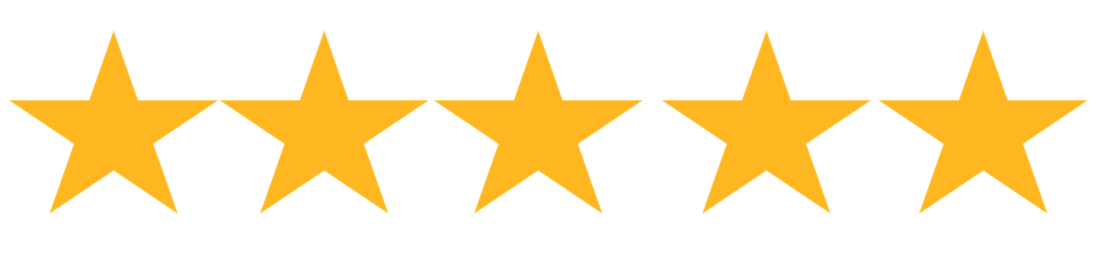 5-Star Customer Review Rating